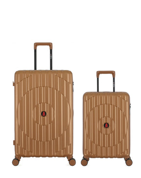 Lot de 2 Valises Rigides Grand Format et Cabine ODEON