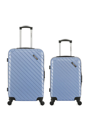 2er-Pack – Mittelgroßer Koffer und Handgepäck CITÉ