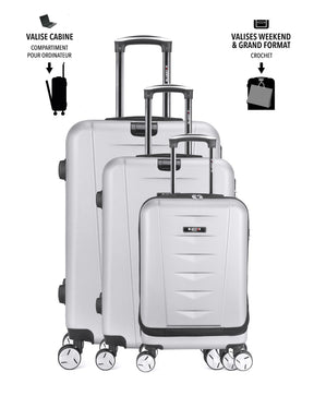 3er-Kofferset AJACCIO